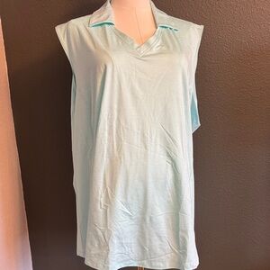 Lady Hagen Sleeveless Light Blue Women's Top